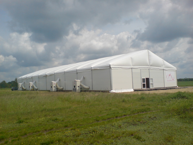 Produkcja wynajem hal namiotowych pneumatycznych magazynowych Polska